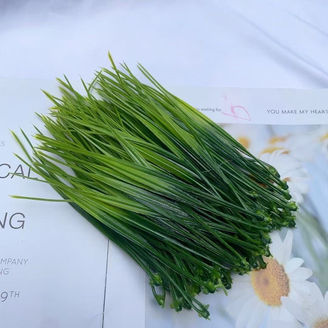 Plant Wall Green Artificial Flowers, Water Plants, Spring Grass, Flower Arrangement Accessories, Outdoor Scenery, Wedding Decoration, Soft Decoration Design