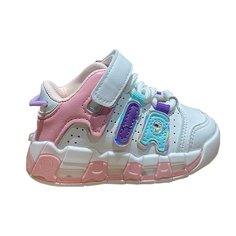 2024 New Big Air Sneakers Children's Soft Sole Anti-Slip Sports Shoes 1-6 Years Old Baby Toddler Shoes Trbottomy Children's Shoes