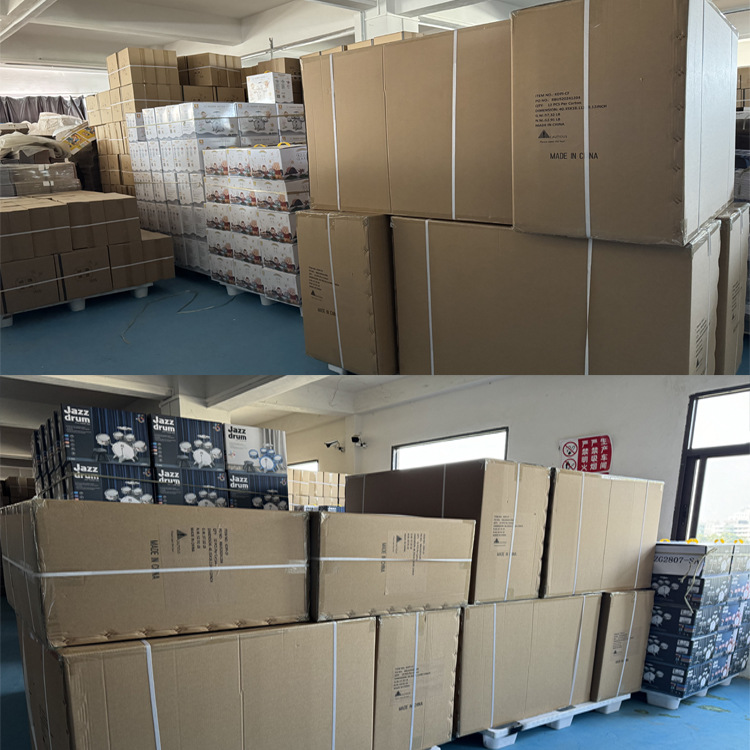 Cross-border children's drum set beginners home early education practice jazz drum toy imitation percussion instruments wholesale