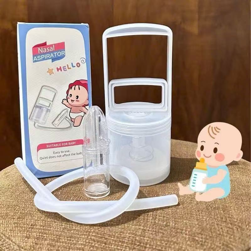 Labelable Cross-Border Baby Hand-Pulled Nasal Aspirator Negative Pressure Vacuum Suction Snot Nasal Congestion Artifact Manual Nasal Aspirator
