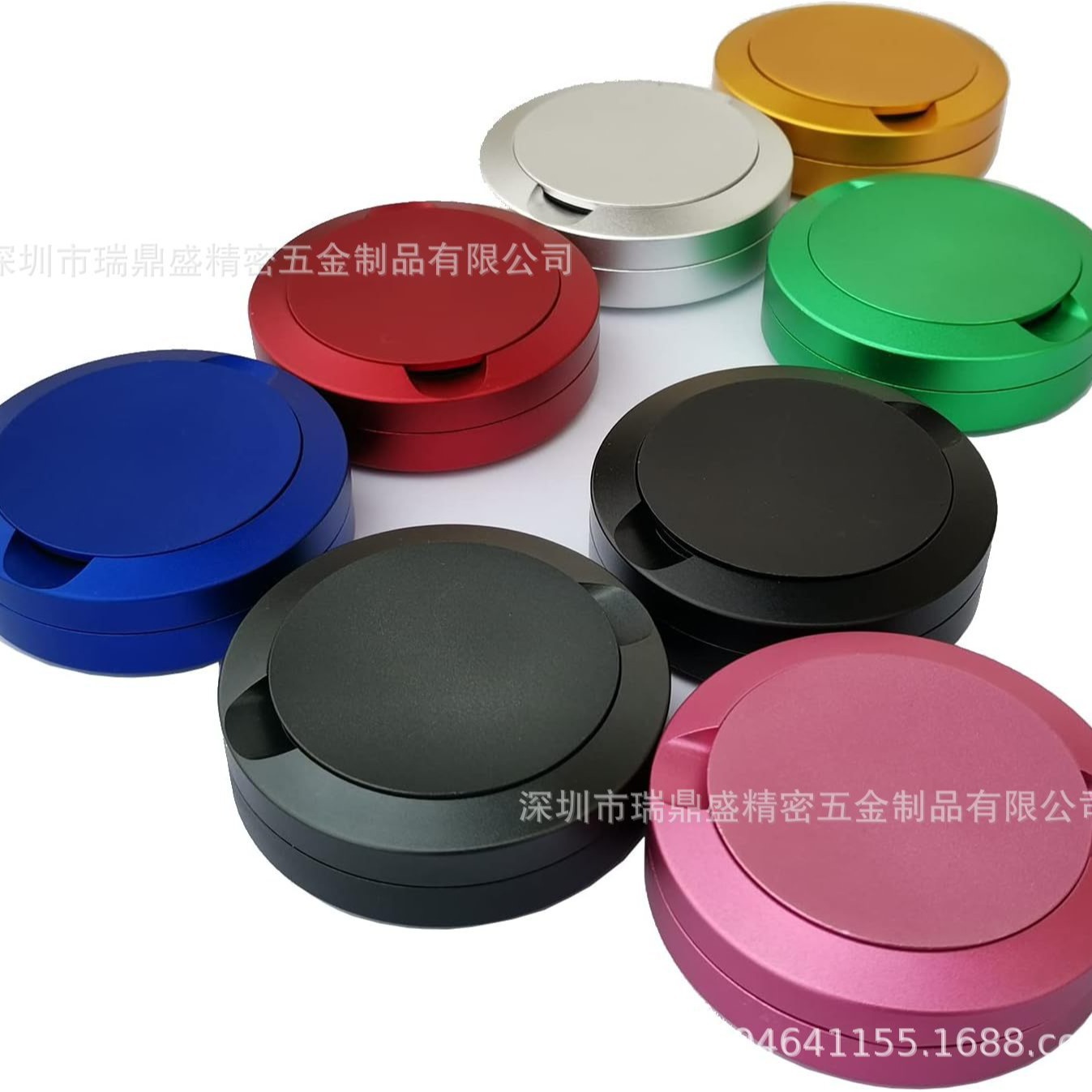 Factory direct exquisite aluminum alloy cigarette box three-layer CNC aluminum box simple aluminum cigarette box can be fixed color logo