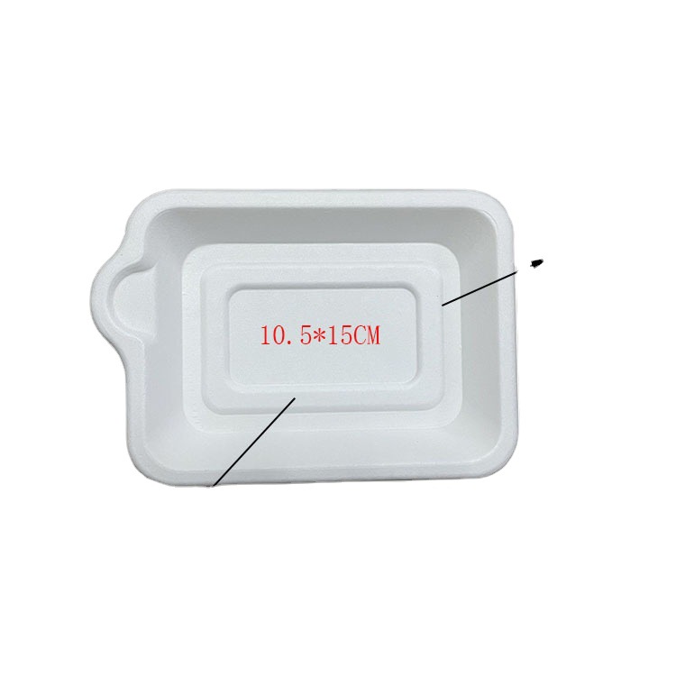 21 Keke Cake Plate Disposable Sugarcane Pulp Plate Thickened Birthday Party Party Plate Small Square Plate