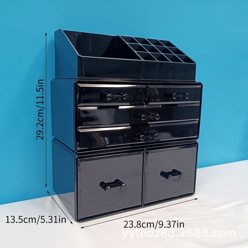 Bedside Bathroom Drawer-Type Cosmetics Storage Box Combination Set Acrylic Makeup Box Dressing Table Skin Care Product Box