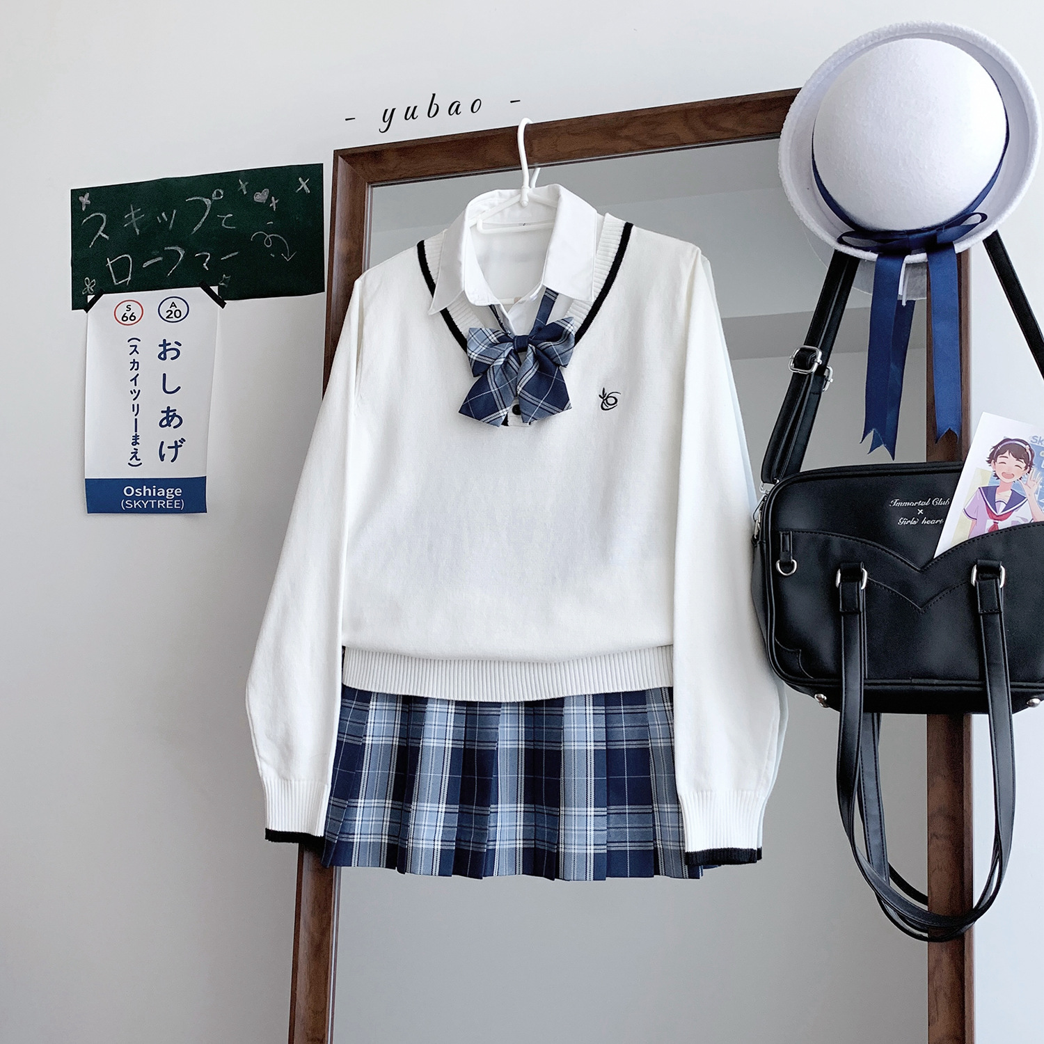 Оригинальный свитер-пуловер Jk Ye Qiuzhong однотонного цвета в японском униформенном колледжном стиле, с длинными рукавами, вязаный, осень-зима, для женщин