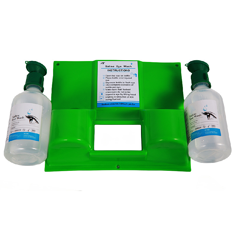 Portable emergency skin care eye wash suit in stock supply wall-mounted eye wash suit eye wash suit