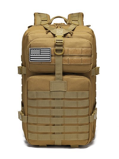 Cross-Border Tactical Backpack Men's Large-Capacity Multi-Functional Outdoor Mountaineering Hiking Sports Military Fans Waterproof Portable Backpack