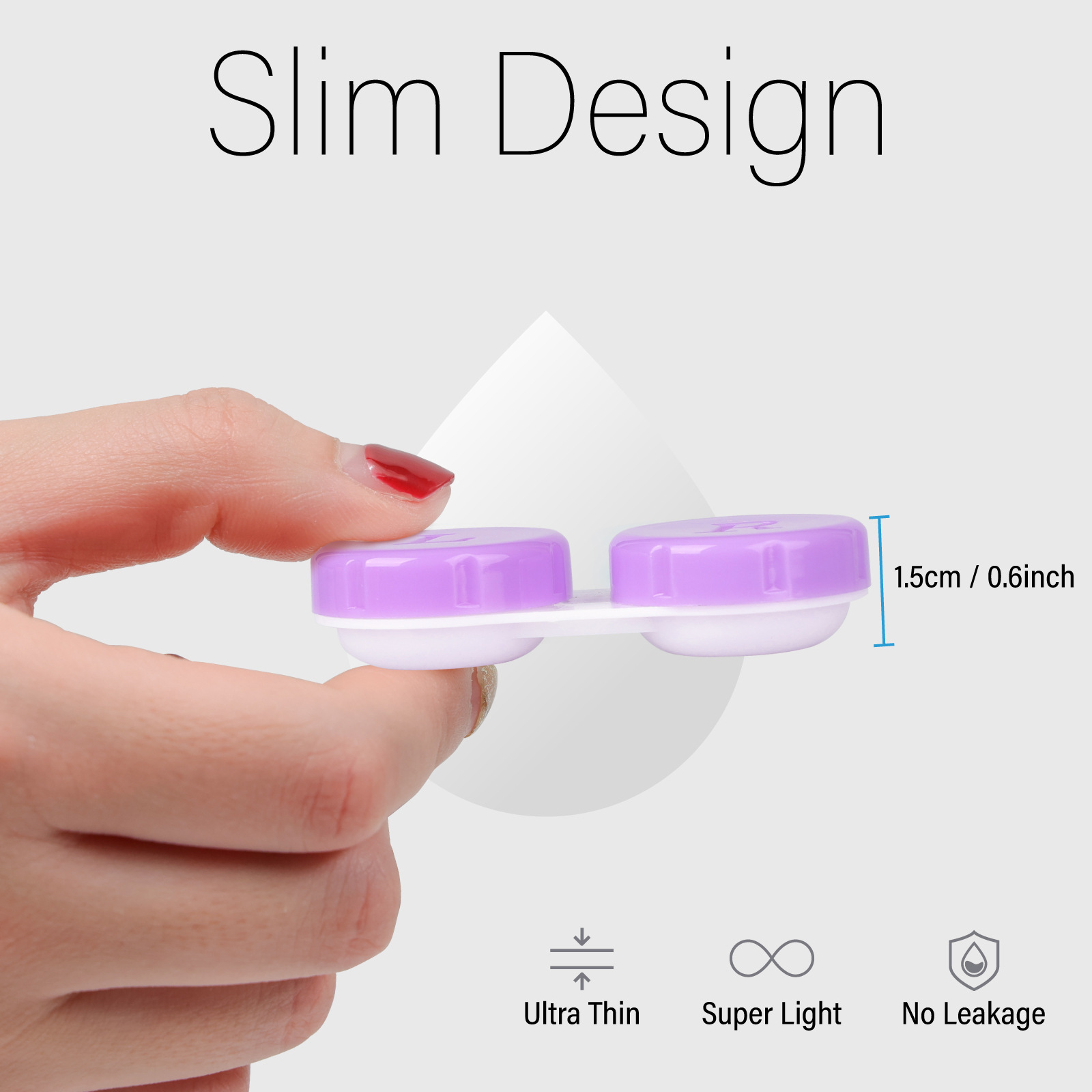 Contact lens couple box double box candy multi-color bottle cap large capacity cross-border internet celebrity 3001C