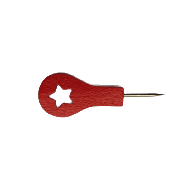 Factory discount wooden pushpin red landmark pushpin creative office pushpin cork board Photo Wall pushpin