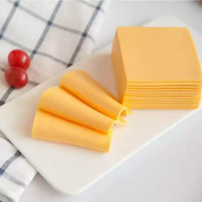 Baijifu Bairui Cheese Cheddar Yellow Cheese Slices 960g Cheese Cheese Slices Burger Baking Ingredients Large Packaging Commercial