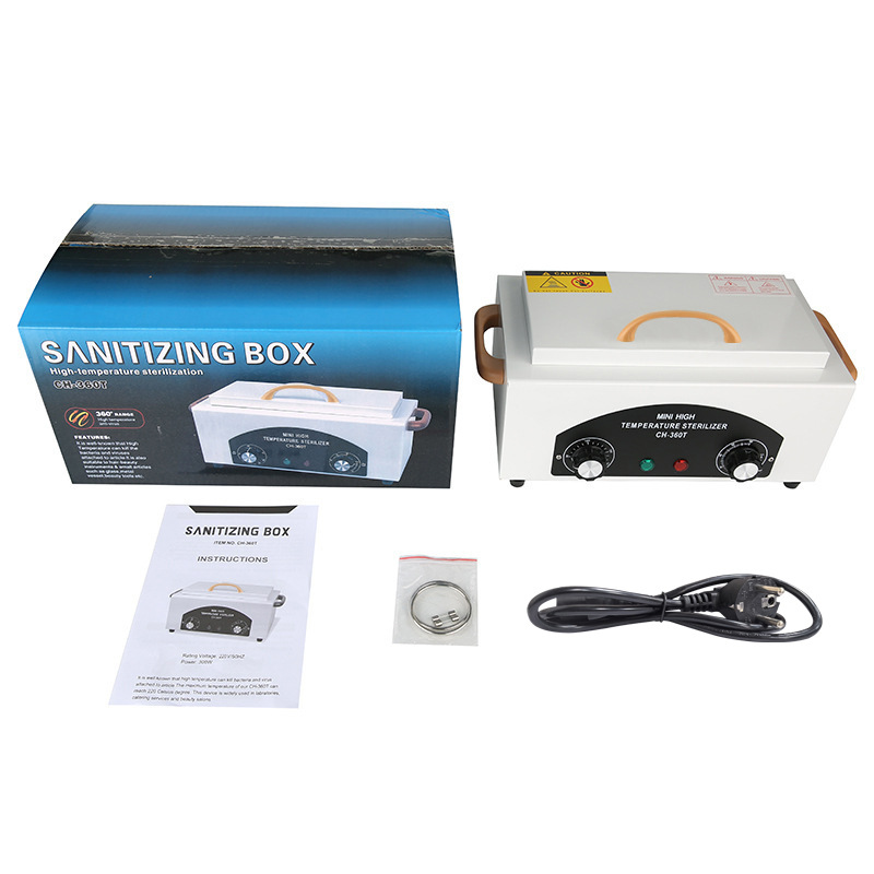 Ch-360T High Temperature Disinfection Cabinet Beauty Salon Manicure Dental Stainless Steel Tool Disinfection Box Sterilizer