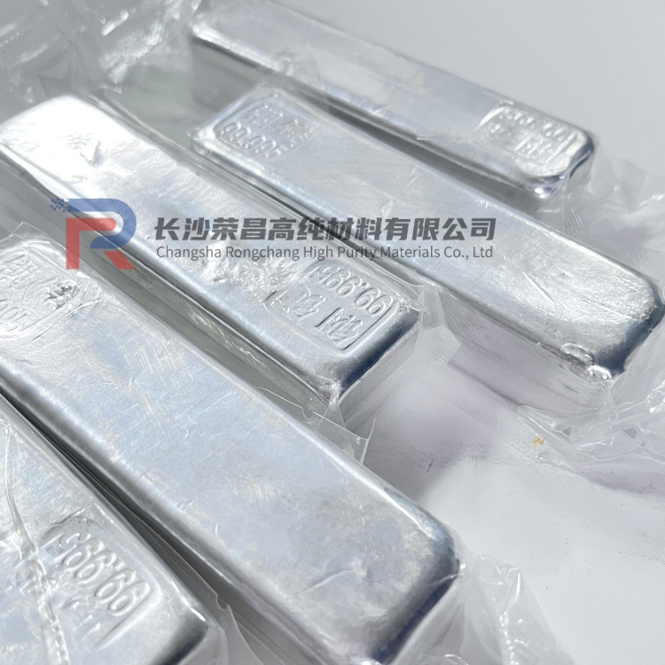 Indium Ingot 99.995% High Purity Gb 7440-74-6 for Indium Wire, Indium Granules Semiconductor Material