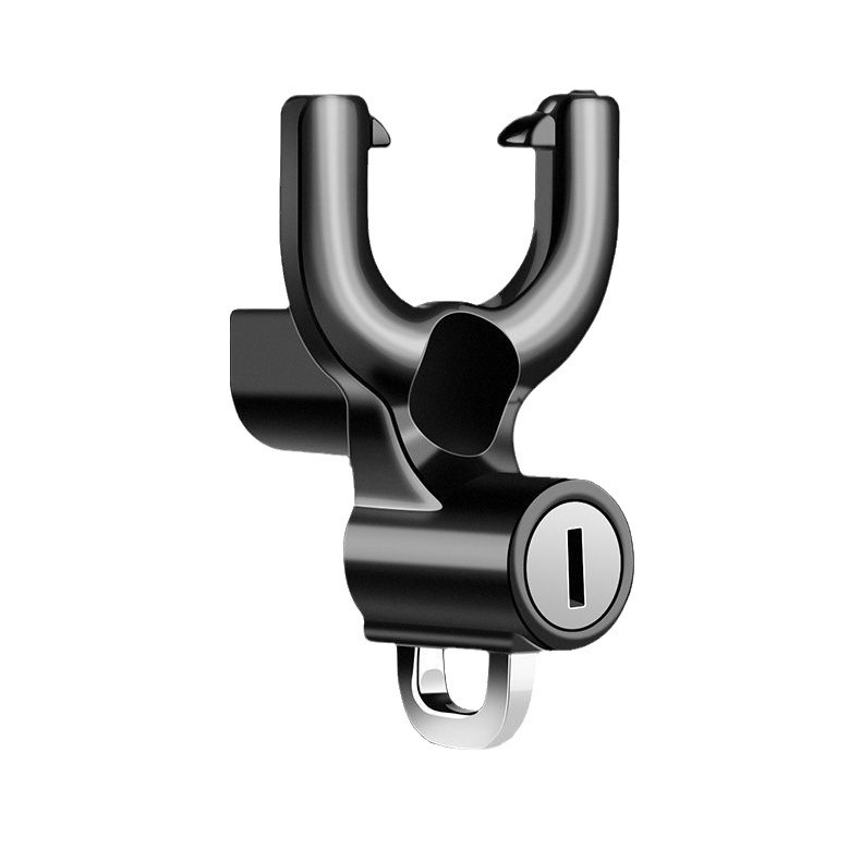 Electric vehicle hook fixed double hook helmet lock scooter waterproof anti-theft helmet lock convenient hook riding equipment