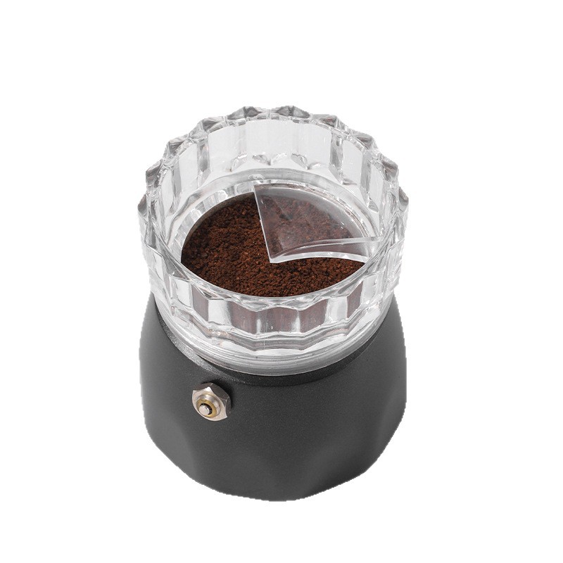 Moka pot cloth powder device new coffee pot powder ring non-pressure turn flat fast cloth powder non-powder cloth powder device