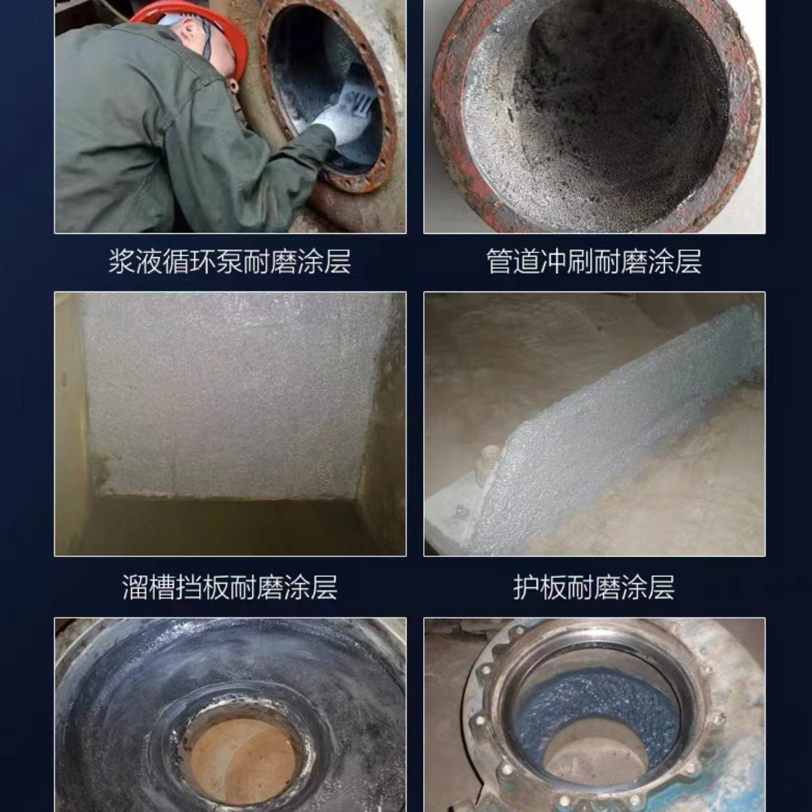 Silicon carbide particle wear-resistant coating protective metal repair agent corrosion-resistant ceramic enamel reactor wholesale