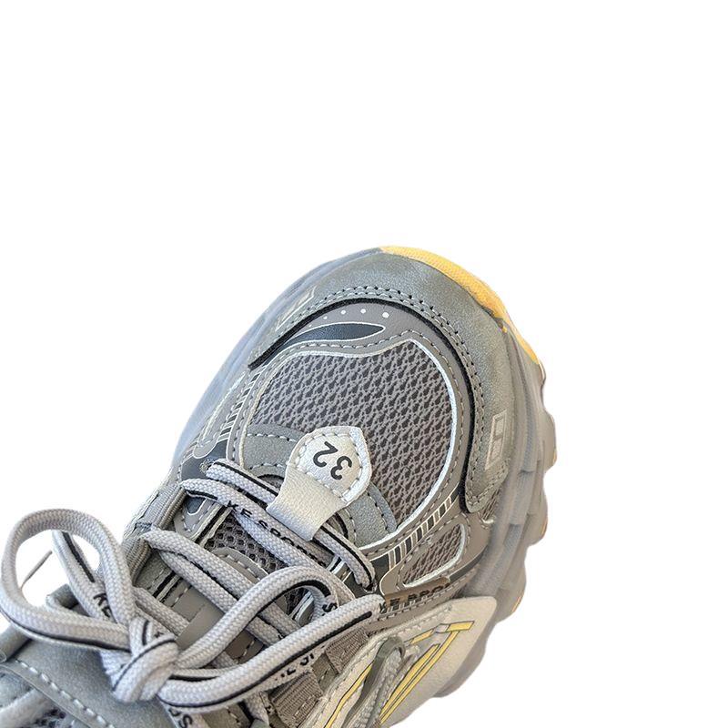 Difei Children's Shoes Autumn and Winter New Style Fleece-Lined Warm Street Dad Shoes Sports Cotton Shoes Children's Casual Running Shoes