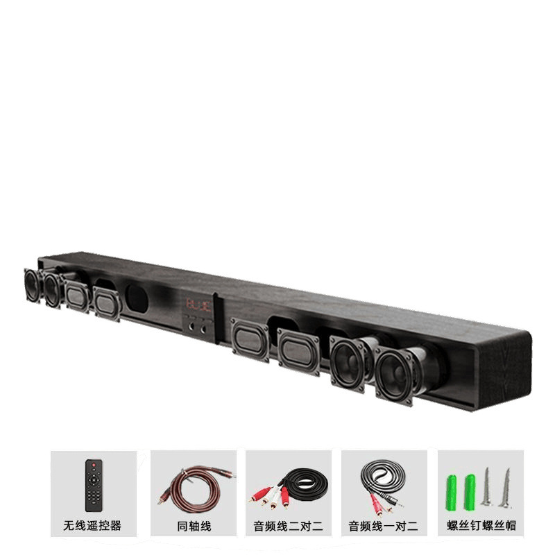 Soundbar Audio 2025 Dolby Atmos Tv with Bluetooth Long Speaker Living Room Home Theater Cross-Border Factory