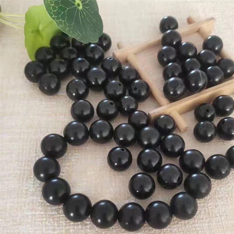 Natural Surabaya black stone loose beads matte bracelet 6-16mm loose beads wholesale stone beads wholesale