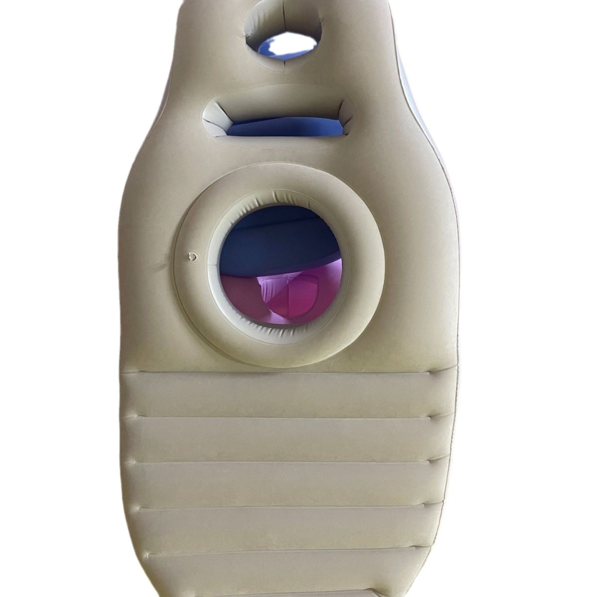 Inflatable Pregnant Women's Cushion Environmentally Friendly PVC Pregnant Women's Mattress Lying Mat Concave Flocking Thickened Indoor and Outdoor Universal Mat