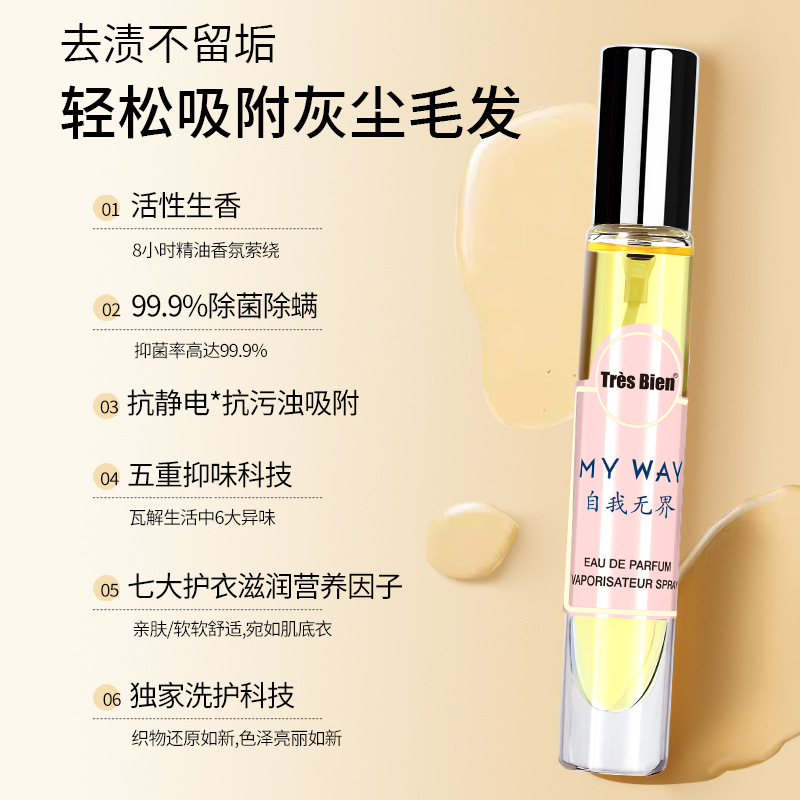 French Raw Material Clothing Fragrance Spray, Same Fragrance as Big Brands, Clothes Protection, Deodorization, Antibacterial and Bacteriostatic
