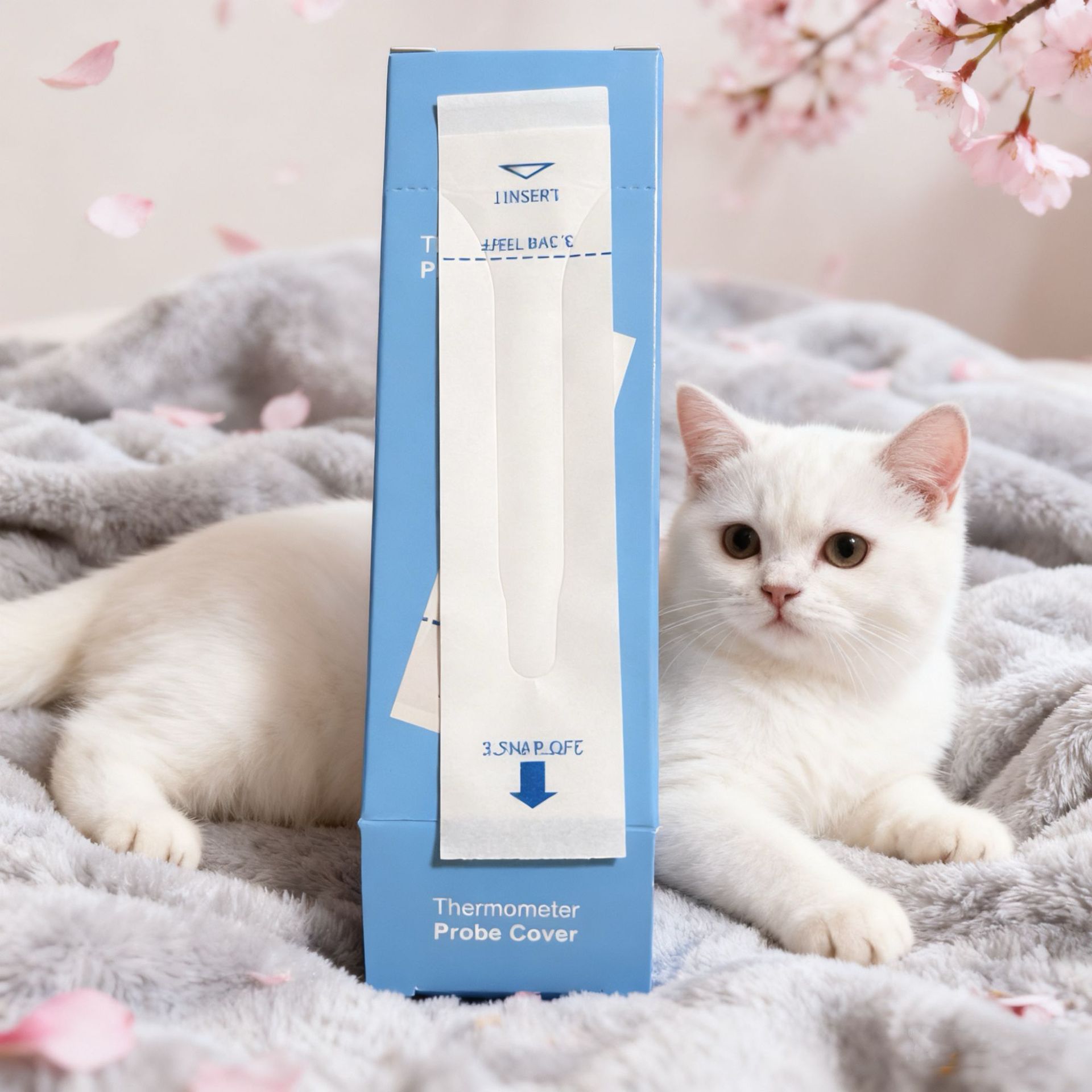 Baby Disposable Mercury Thermometer Mouth Thermometer Cover Film Protective Cover Special Disposable Mouth Thermometer Cover Pet Anal Thermometer Cover