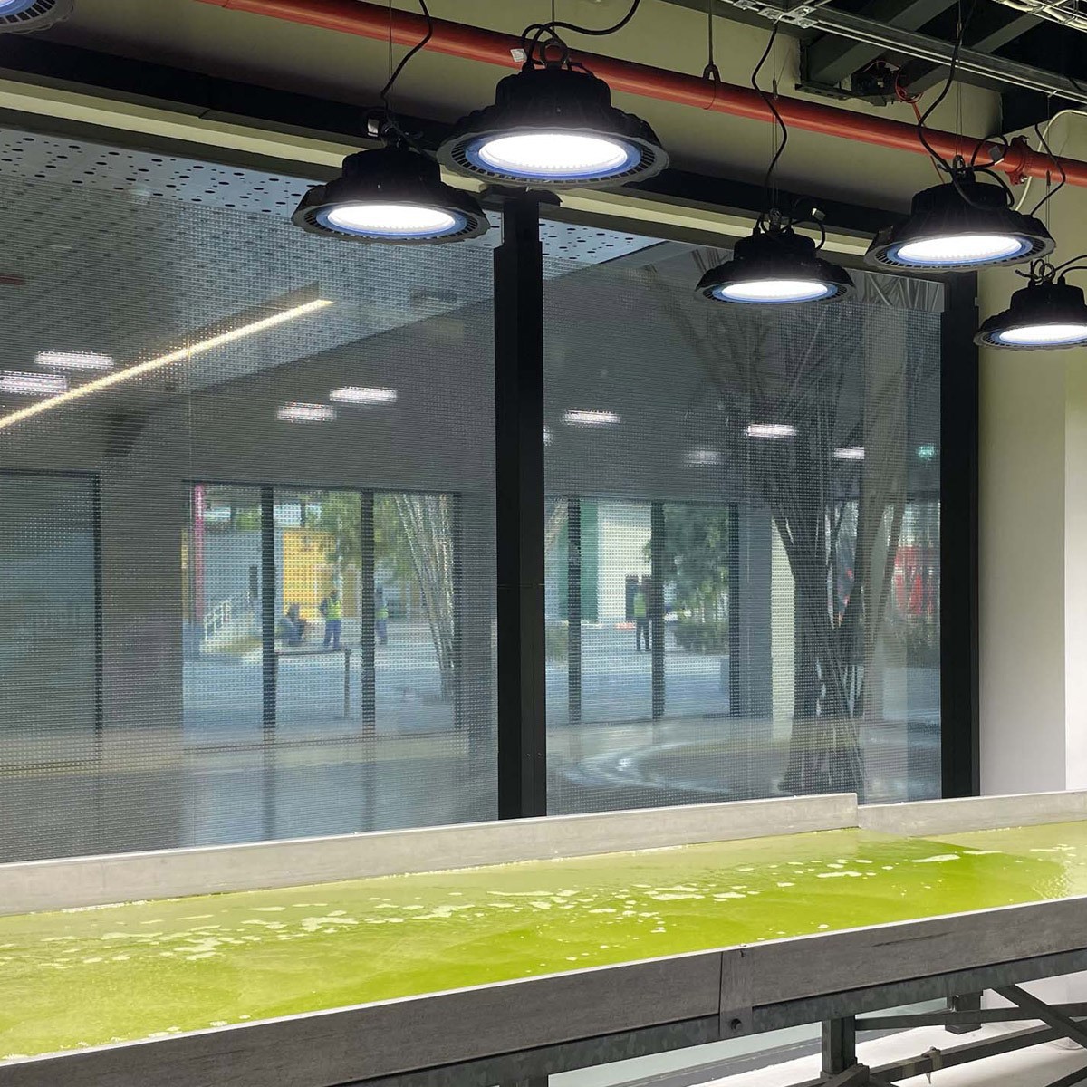 95% Transparent Mesh Led Film Invisible Pcb Led Facade Building Mesh Technology Transparent