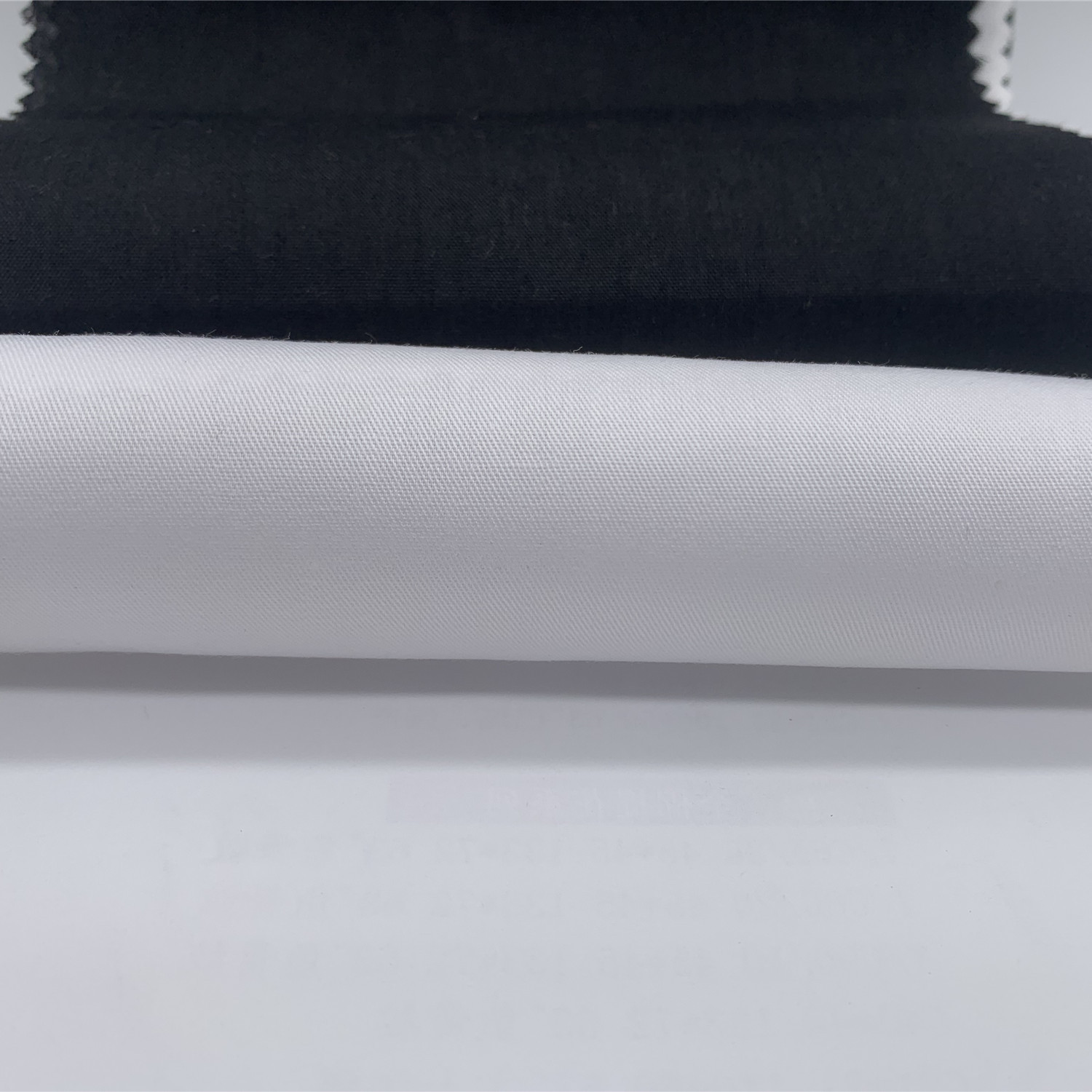 TC polyester cotton yarn card 133*72 small fine twill fabric bleached semi-bleached black lining shirt clothing fabric