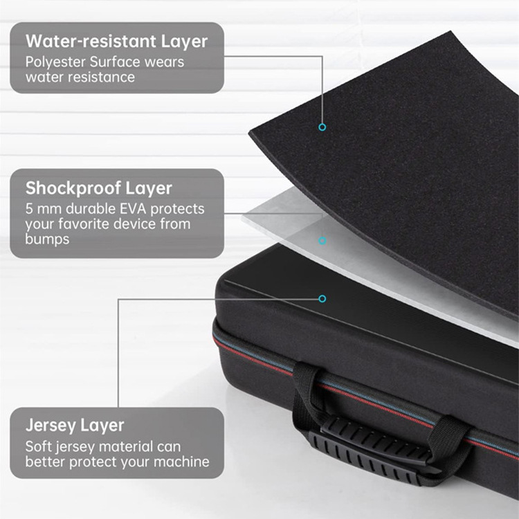 14.1- 17.5inch Dvd Player Travel Carrying Case Customized Eva Hard Shell Travel Laptop Bag