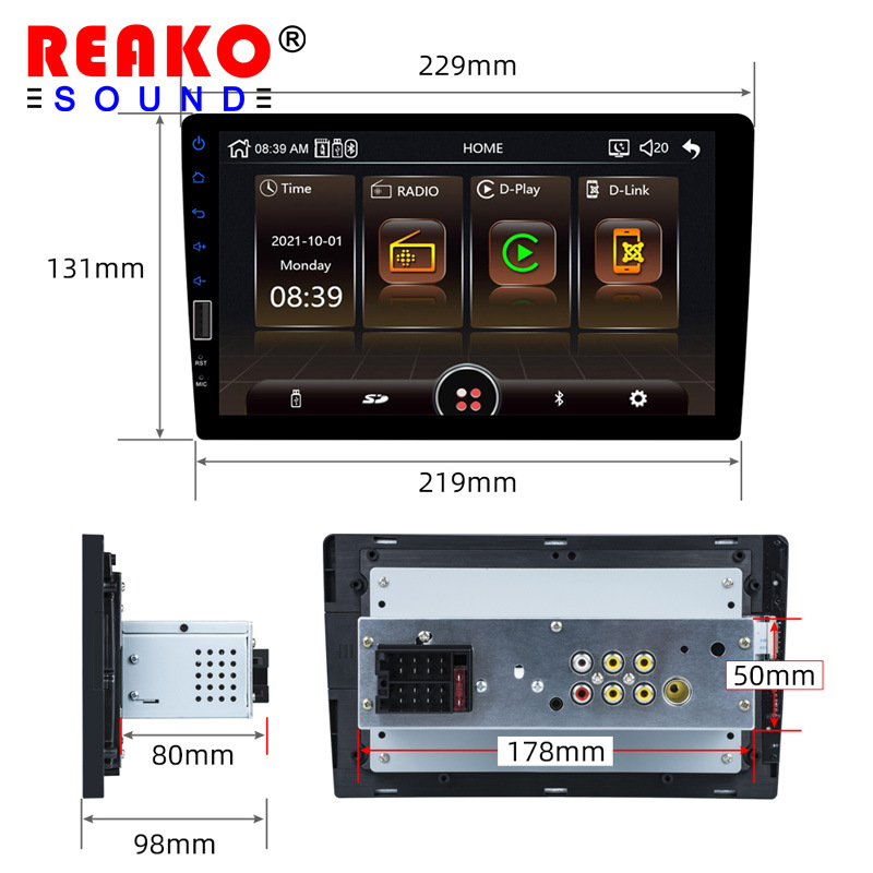 9 inch car Carply universal changeable Android large screen navigation machine car mp5 support subwoofer player