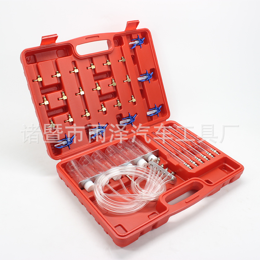 Diesel Fuel Injector Flow Meter Tool Auto Repair Common Rail System Oil Return Measuring Instrument Fuel Flow Test Set Universal