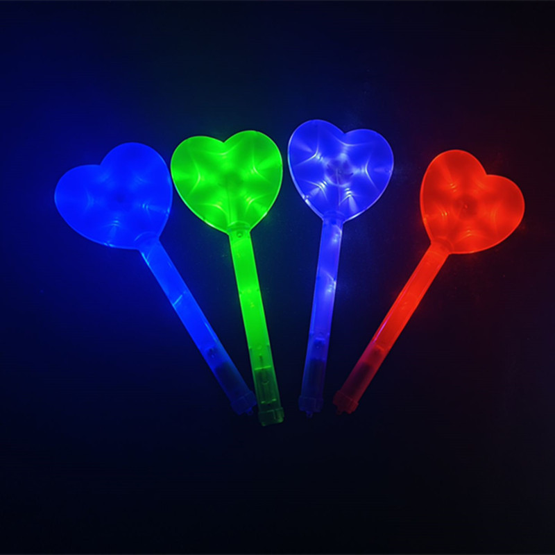 Large LED heart-shaped light stick love light stick light stick concert cheer props light card logo production