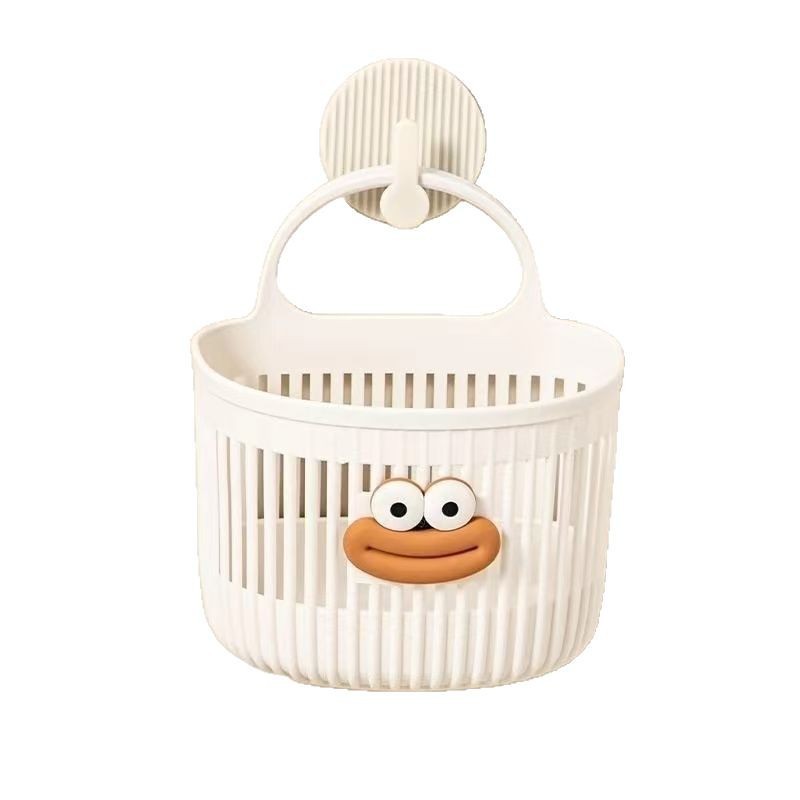Multi-functional Small Hanging Basket Toilet Bathroom Discarded Face Towel Storage Basket Kitchen Dormitory Bedside Wall-mounted Hanging Basket
