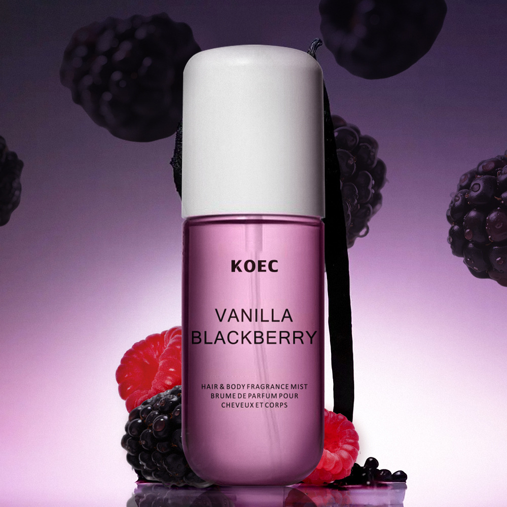Koec Blackberry Vanilla Hair Body Spray Women's Special Perfume Long-Lasting Fragrance Cross-Border Hot Style Fda Wholesale