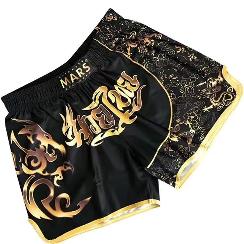Thai Muay Thai Training Fighting Sanda Boxing Shorts Ufc Fighting Sports Sanda Training Clothes Ready for Sale
