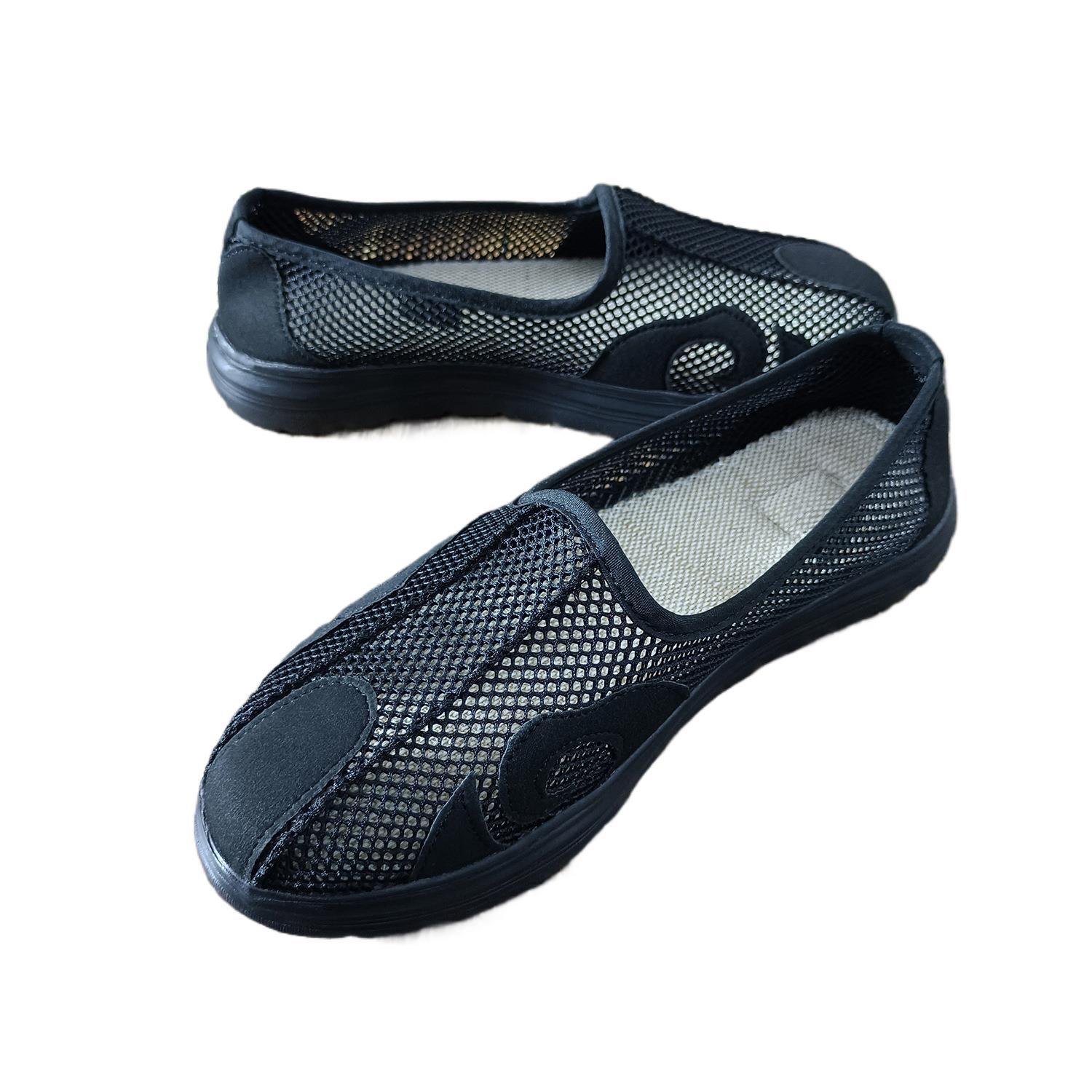 Summer Mesh Mesh Double-Beam Double-Nose Taoist Shoes Sandals Taoist Shoes Cloud Shoes Cloud Hook Shoes Breathable Non-Slip Wear-Resistant Men and Women