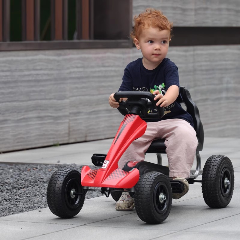 Children's Four-Wheel Go-Kart Pedal Bicycle Large and Small Fitness Sports Stroller Baby Child Pedal Toy Car