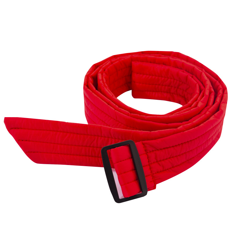 Down Jacket Straps for Women New Thin Belt Fine Knotted Belt with Skirt Decorative Coat Canvas Knotted Trendy