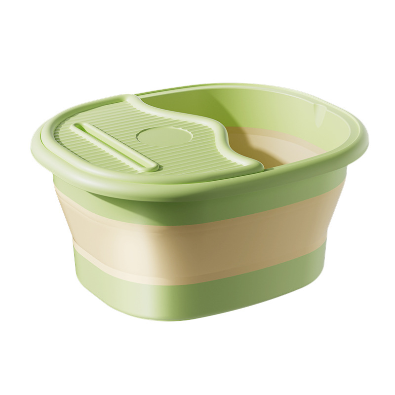 Foot Bath Bucket Foldable Household Foot Washing Basin over Calf Portable Foot Washing Bucket for Cold Foot Bath Basin Student Dormitory