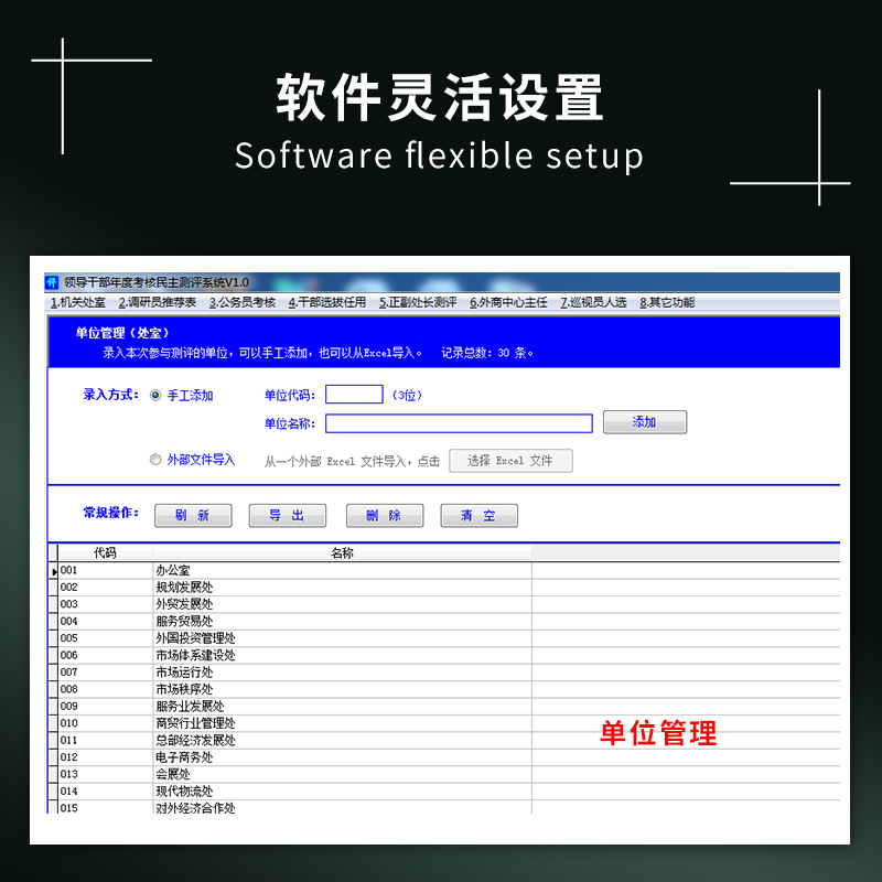 Nanhao electronic voting machine team evaluation and evaluation cadre system voting card reader