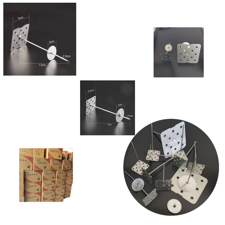 Wholesale aluminum insulation nail insulation rock wool glass wool nail fixing nail central air conditioning duct insulation welding nail