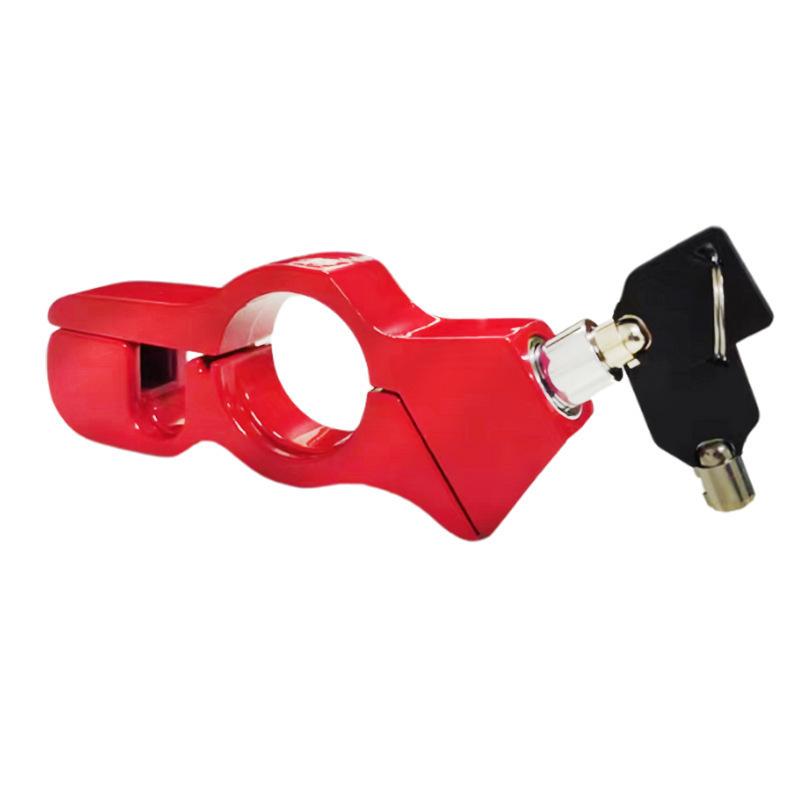 Handlebar Lock Portable Anti-Theft Lock for Electric Scooters, Throttle Lock for Electric Bikes, Motorcycle Front Brake Waterproof Horn Lock