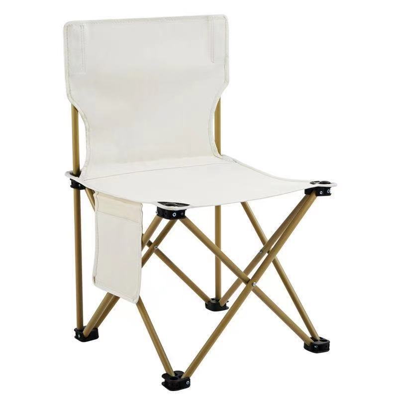Outdoor Folding Chair Folding Sketch Chair Student Chair Backrest Chair Fishing Chair Barbecue Equipment Camping Folding Table and Chair
