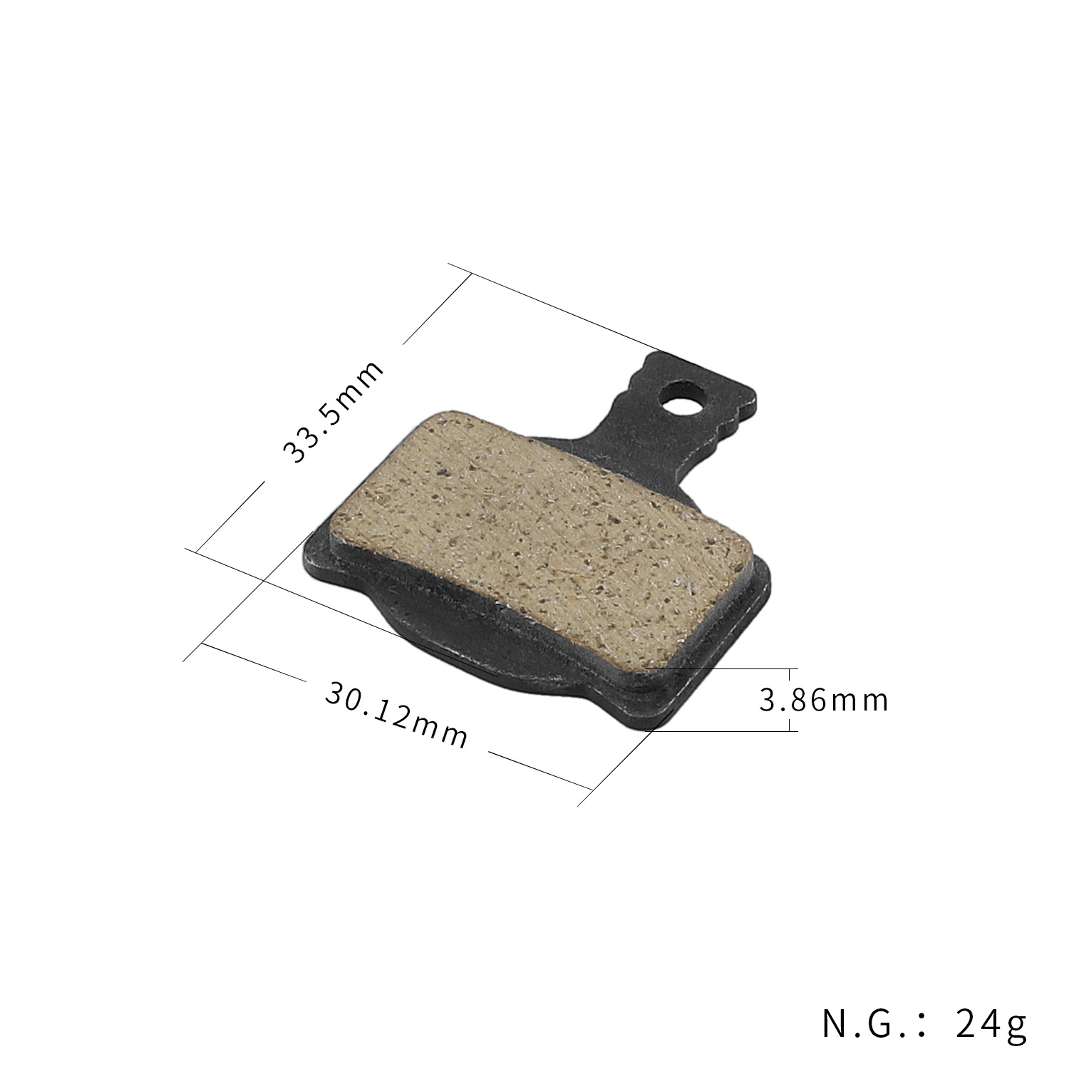 Suitable for mountain bike Magura MAGURA MT2 MT4 MT6 MT8 semi-metal brake pads