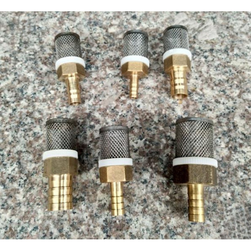 304 Stainless Steel Mesh + Copper Head Water Pump Filter Water Pipe End Filter Hose Filter Detachable