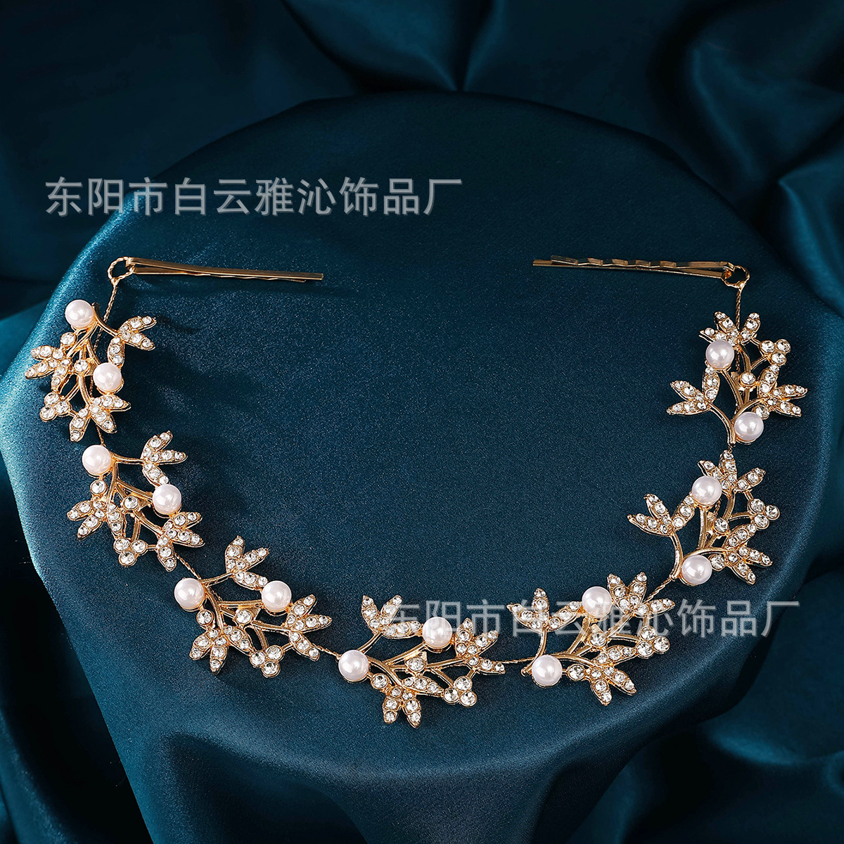 Factory direct European and American full diamond Super Flash silver luxury atmosphere Bride wedding headdress crystal diamond crown hair crown