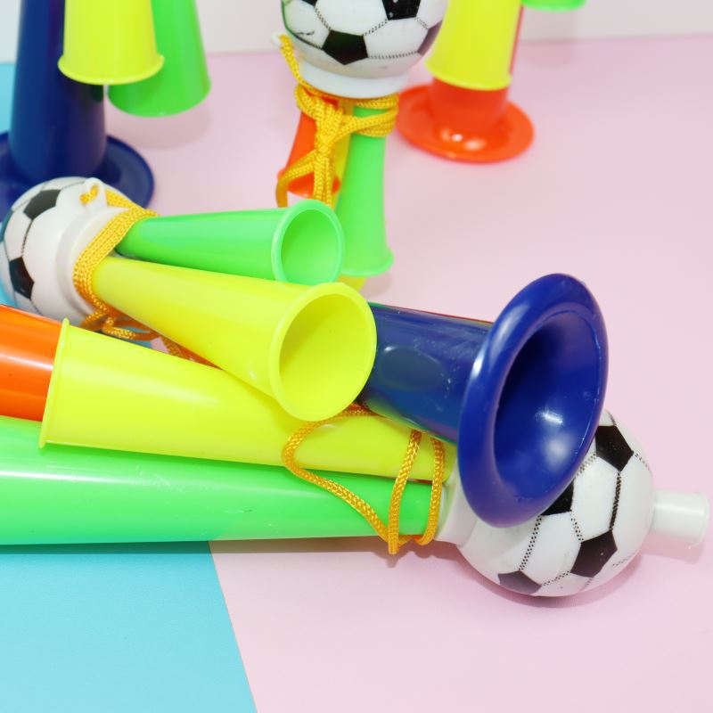 Football horn creative small gift children's toy playing musical instrument sports meeting Cheer cheer props plastic toy