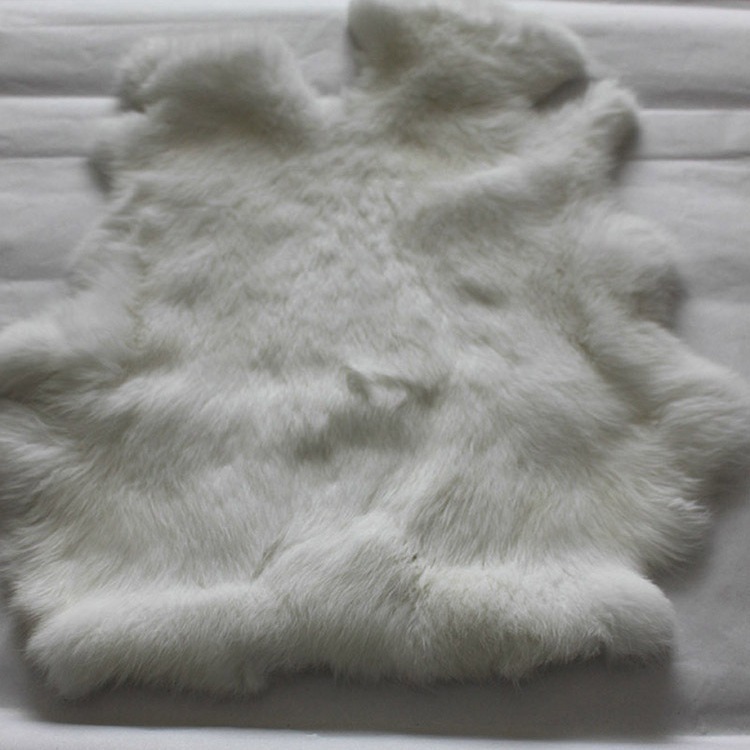 Обработка меха кролика, изделия из кроличьего меха, одежда, реквизит для выступлений, наколенники, вареная кроличья кожа целиком