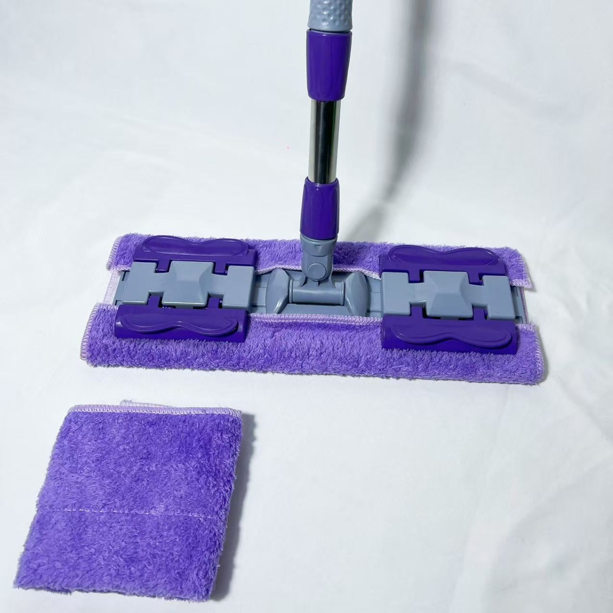 Customized Large Cloth Mop 2025 New Style Can Hold Face Towel for Household Use, One Mop for Lazy People, Rotatable Chenille