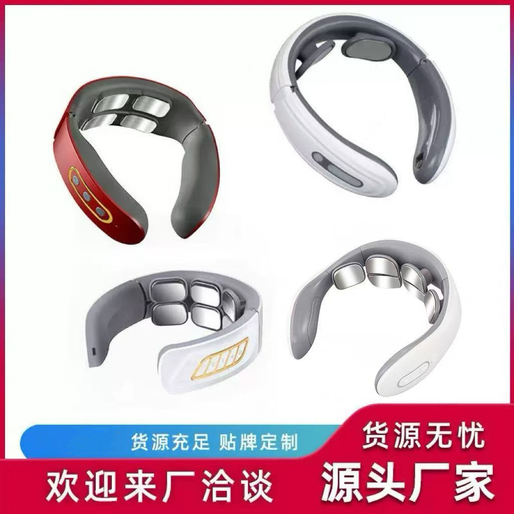 Кросс-бордерный массажер для шейного отдела позвоночника, многофункциональный интеллектуальный массажер для шеи, электромагнитный импульсный массажер для шеи и плеч