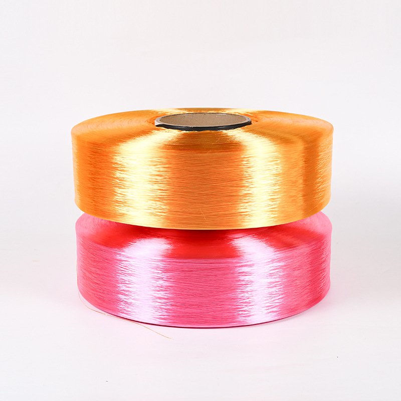 Colored Polyester Filament Fdy 250D/72F Polyester Large Glossy Tinted Filament Hollow Light Body Filament Imitation Nylon