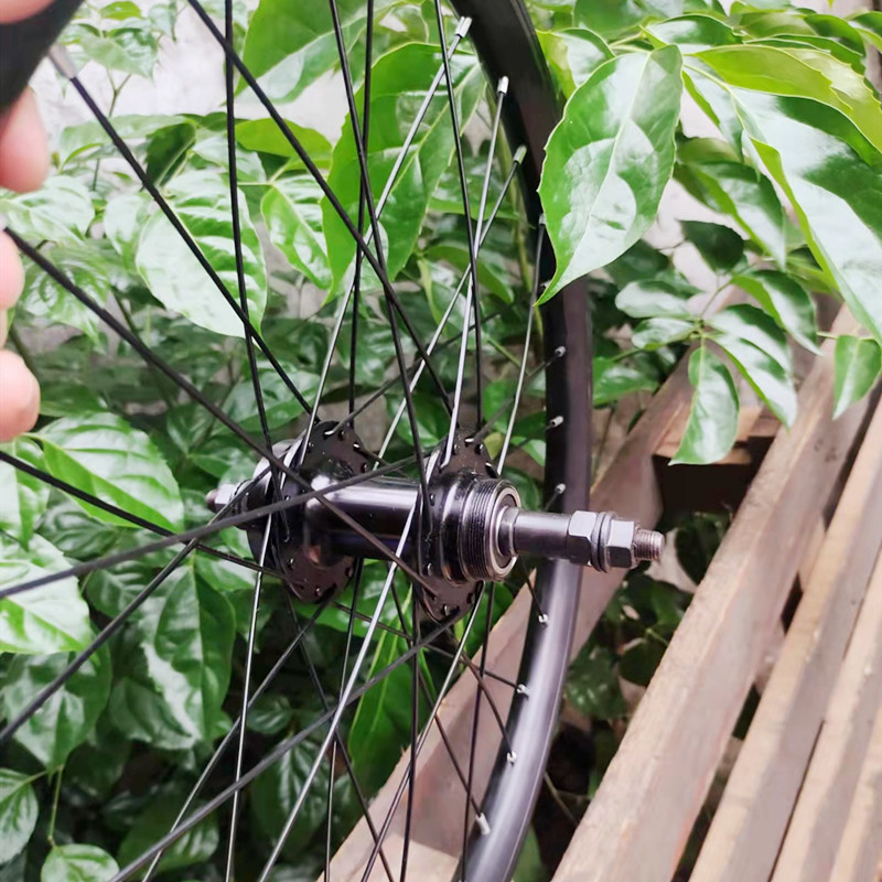 26inch Aluminum Alloy 2-Bearing Rotary Rear Wheel 20-Inch 24inch 27.5inch Mountain Bike Bearing Front Wheel Set